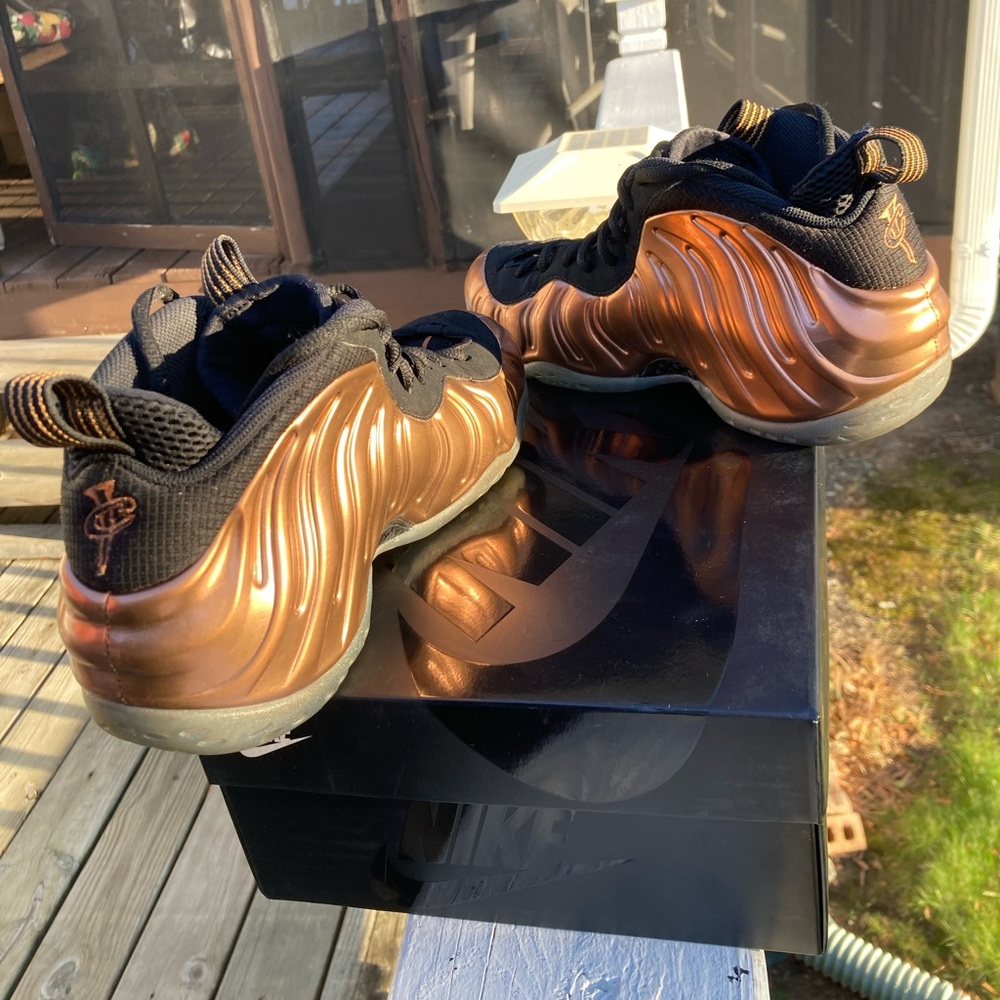 Nike Air Foamposite One Copper Mens size 9.5 - Picture 4 of 16